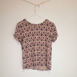 floral short shirt